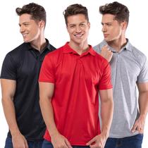 3 Camisas Gola Polo Masculina Original Camiseta