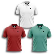 3 Camisas Gola Polo Masculina Original Oferta Imperdivel - Estilo Rei