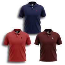 3 Camisas Gola Polo Masculina Original Oferta Imperdivel - Estilo Rei