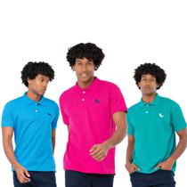3 Camisas Gola Polo Masculina Original Oferta Imperdivel