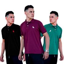 3 Camisas Polo Original Aproveite A 40% De Desconto