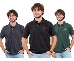 3 Camisas Polo Original Modelo Slim Preço Direto Da Fabrica