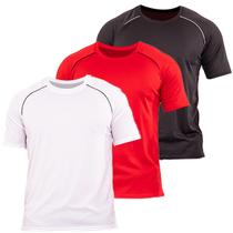 3 camiseta dry-fit masculino treino musculação corrida