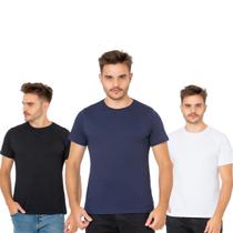 3 Camisetas Basica Ridens Trio de Versatilidade e Conforto Diário