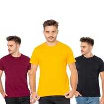 3 Camisetas Basica Ridens Trio de Versatilidade e Conforto Diário