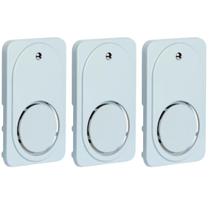 3 Campainhas Embutir Tipo Timbre 220v Com Placa 4x2 Pial 3 Campainhas Embutir Tipo Timbre 220v Com Placa 4x2 Pial