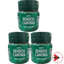 3 Cânfora Aromatizante Repelente De Pragas Pote 30 Tab 0,75g