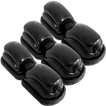 3 canoas dupla para caixa modelo concept - preta - pac020pr 3 canoas dupla para caixa modelo concept - preta - pac020pr