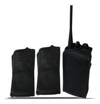 3 Capa De Couro Para Rádio Comunicador Motorola Ep450 Dep450