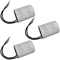3 Capacitor de Partida 12uf 250vac Motor Portão Eletrônico Ppa Rossi Rcg Garen
