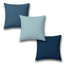 3 Capas Almofadas Veludo Sala Sofa Quarto 45x45 Diversidade Cores