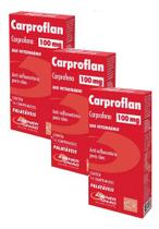 3 Carproflan 100 Mg Anti-inflamatório P/ Cães 14 Comprimidos