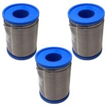 3 Carreteis Estanho Para Solda 1mm 60x40 Cobix