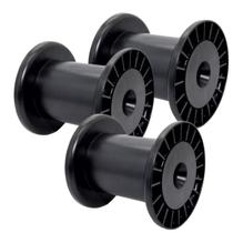 3 Carretel Bobina Plástica N5 18cm Enrolar Fios E Fitas