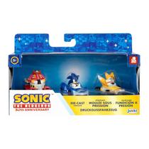3 Carrinhos Kart do Sonic, Tails e Dr.Eggman - Sonic - Sunny Brinquedos