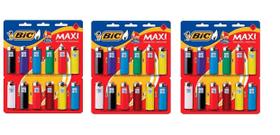 3 Cartela Isqueiro Bic Maxxi Grande Original 12 Unidade Cada