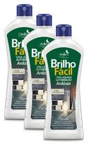 3 Cera Autobrilho Brilho Fácil Ardósia Líquida Frasco 750ml