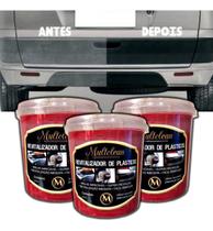 3 Cera Automotiva Carnaúba Revitalizadora De Parachoque 200g 3 Cera Automotiva Carnaúba Revitalizadora De Parachoque 200g
