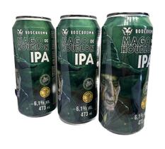 3 Cervejas Mago Houblon Lata 473Ml Juice Ipa Bodebrown