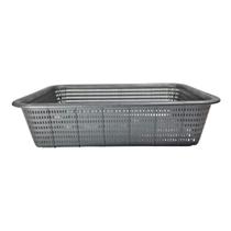 3 Cestos Escorredor De Louça Organizador Copos Xícaras 40cm