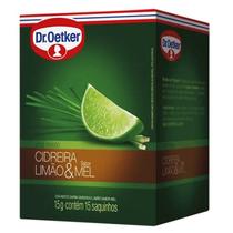 3 chá de erva cidreira limão e mel 15g dr. oetker