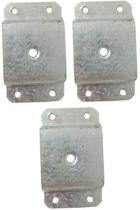 3 Chapa Reta Fixação Metal Palito Rosca 5/16 3 Chapa Reta Fixação Metal Palito Rosca 5/16