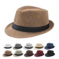 3 Chapéus Modelo Panamá Aba Curta Forrado Cores Variadas