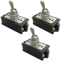 3 Chave Alavanca Metálica Int. Bipolar 15a Cs301b Margirius