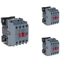 3 Chave Contatora Steck SK125 25A 690V 3 Polos 1NA 220VCA