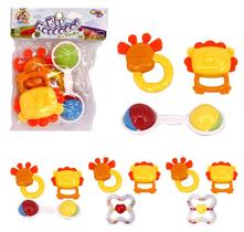 3 Chocalhos Mordedor Infantil Bebê Baby Brinquedo Seguro