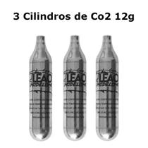 3 Cilindros CO2 12g Paintball Leão Modelismo