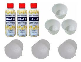 3 Coalhos Hala 200ml Queijos + 3 Formas 500g + 3 Formas 1kg