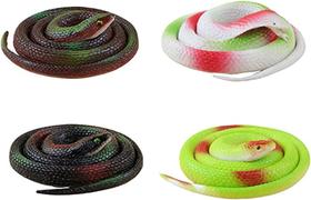 3 cobra de borracha serpente de brinquedo bicho animal assustador