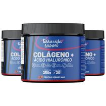 3 Colágeno Com Ácido Hialuronico Com Sabor 250g - Cabelo, Pele e unhas 3 Colágeno Com Ácido Hialuronico Com Sabor 250g - Cabelo, Pele e unhas