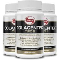 3 colagentek tipo II vitafor 60caps envio rapido