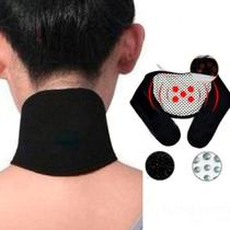 3 Colar Cervical Pescoço Magnético Com Turmalina Ortopédica