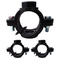 3 Colar de Tomada 50mm X 1/4" p/ Manômetro Derivação Simples