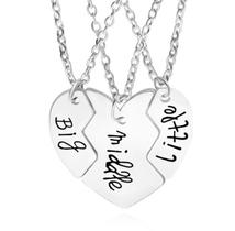 3 Colares Melhores Amigas Best Friends Folheado a Prata 3 Colares Melhores Amigas Best Friends Folheado a Prata