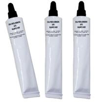 3 Colas Preta De Borracha Adesivo Reparo Para Alto Falante