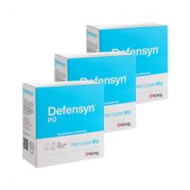 3 Complemento Alimentar Defensyn Pó König 60g P/ Cães Gatos