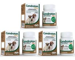 3 Condroton 500mg C/ 60 Comp. Cx - Vetnil 100% Original