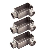 3 Condulete Alumínio LL 3/4 Sieg S/placa S/rosca 3 Condulete Alumínio LL 3/4 Sieg S/placa S/rosca