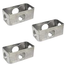 3 Condulete Múltiplo Modelo X Medida 1 1/2 em Alumínio Sieg