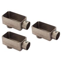 3 Condulete Tipo Lb Em Alumínio Sem Rosca Medida 2 1/2 Sieg Prateado 3 Condulete Tipo Lb Em Alumínio Sem Rosca Medida 2 1/2 Sieg Prateado