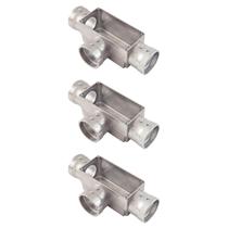 3 Condulete Tipo T Em Alumínio Sem Rosca Medida 2 1/2 Sieg Prateado