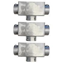 3 Condulete Tipo Tb 2 Polegadas Em Alumínio Sem Rosca Sieg