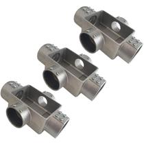 3 Condulete Tipo X 3 Polegadas Em Alumínio Sem Rosca Sieg Parafusos Inclusos 3 Condulete Tipo X 3 Polegadas Em Alumínio Sem Rosca Sieg Parafusos Inclusos