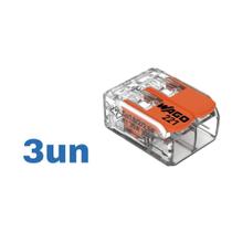 3 Conectores Automáticos Até 6,0MM 2 Polos 41A - Wago 3 Conectores Automáticos Até 6,0MM 2 Polos 41A - Wago