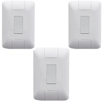 3 Conjunto Aria 4x2 1 Pulsador Campainha Vertical Tramontina