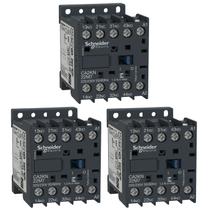 3 Contator Auxiliar Modelo CA2KN22M7 10A 2NA 2NF Schneider 3 Contator Auxiliar Modelo CA2KN22M7 10A 2NA 2NF Schneider